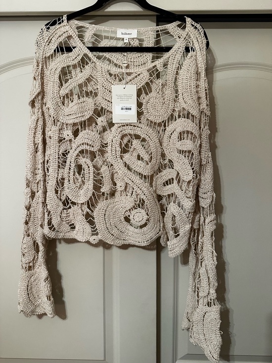 bohme Other - böhme Crochet Openwork Top in Cream